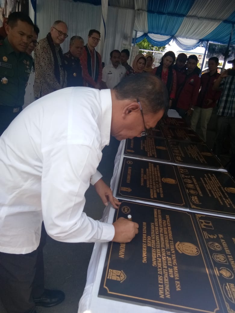  Layanan Lumpur Tinja untuk Masyarakat Kabupaten Deliserdang Diresmikan